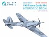 Quinta Studio QDS-48574 Fairey Battle Mk.I 3D-Printed & coloured Interior on decal paper (Trumpeter) (small version) 1/48